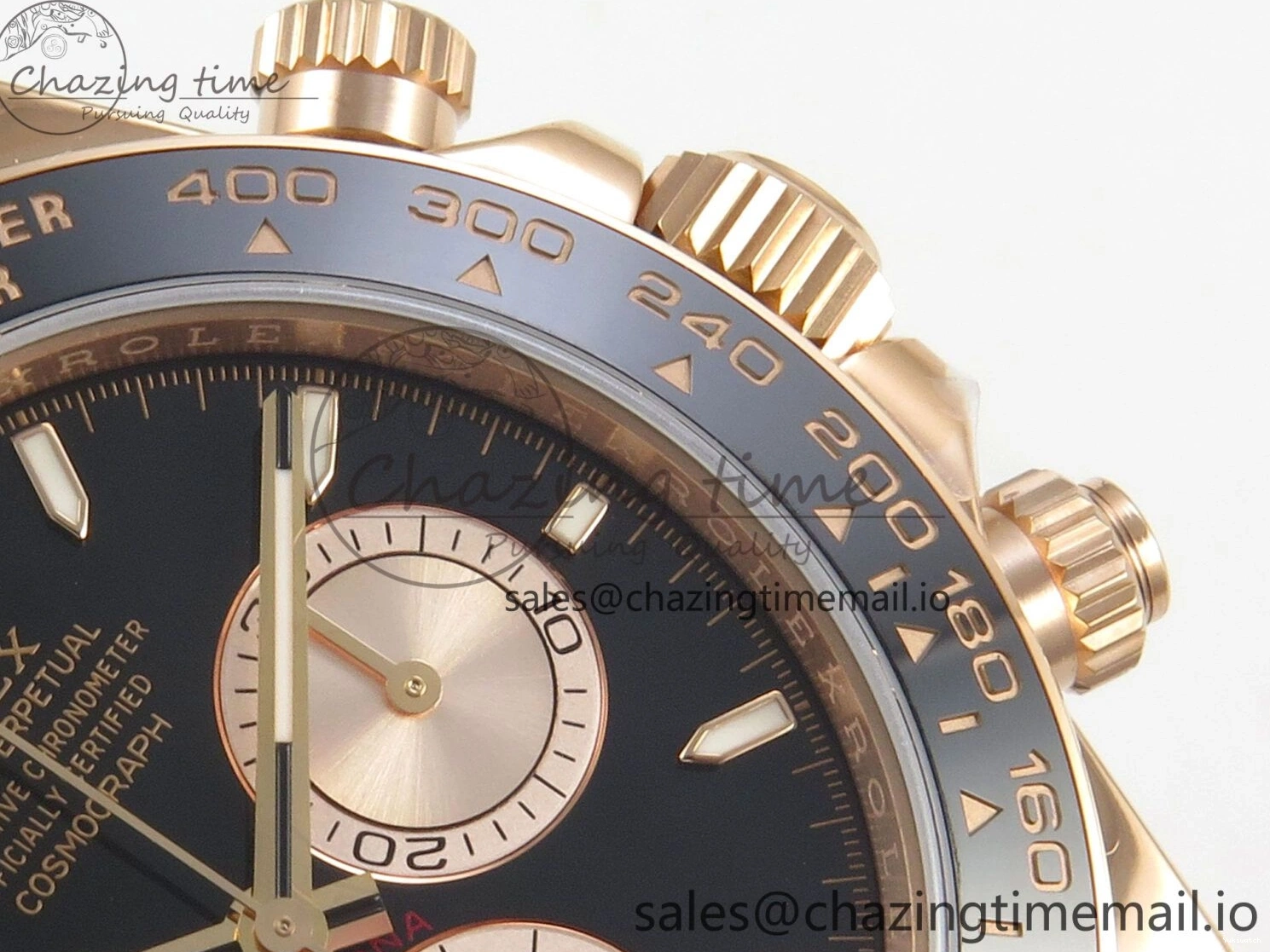 RG Oysterflex Edition 126515 VSF Daytona on 1:1 VS4131 (Weighted) Strap Dial Black V2 Best 0120